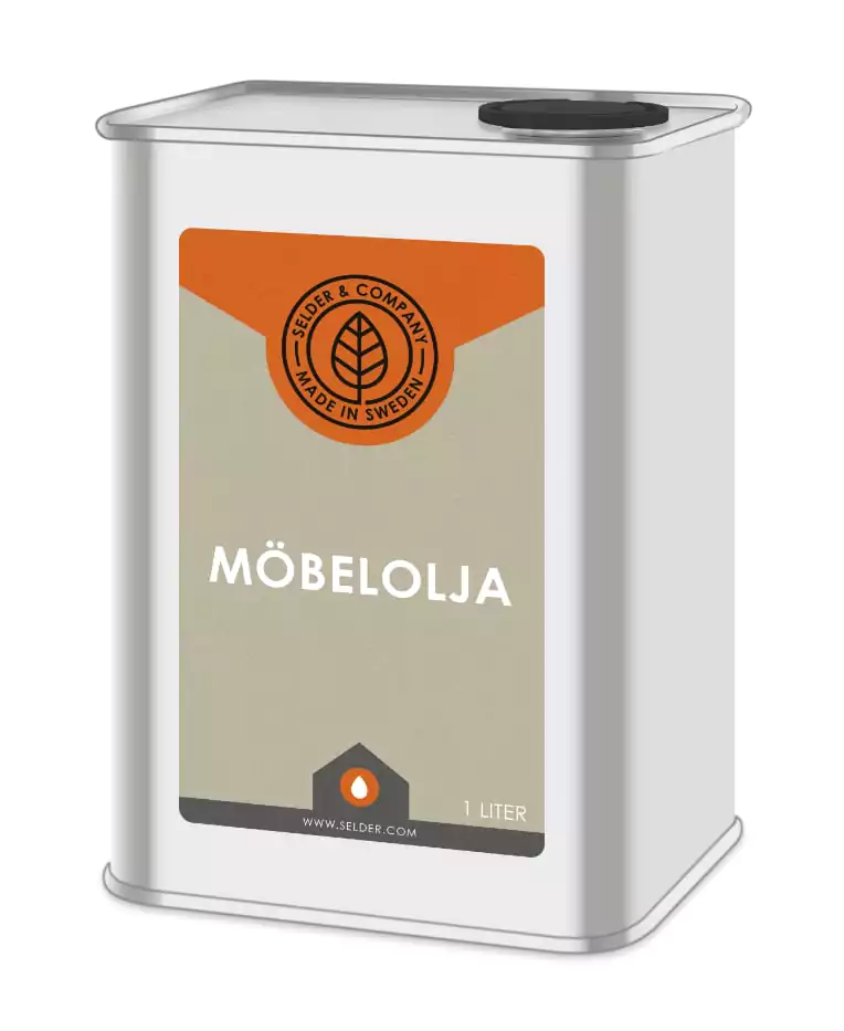 Furniture oil which is a drying oil for treatment in carpentry for noble wood